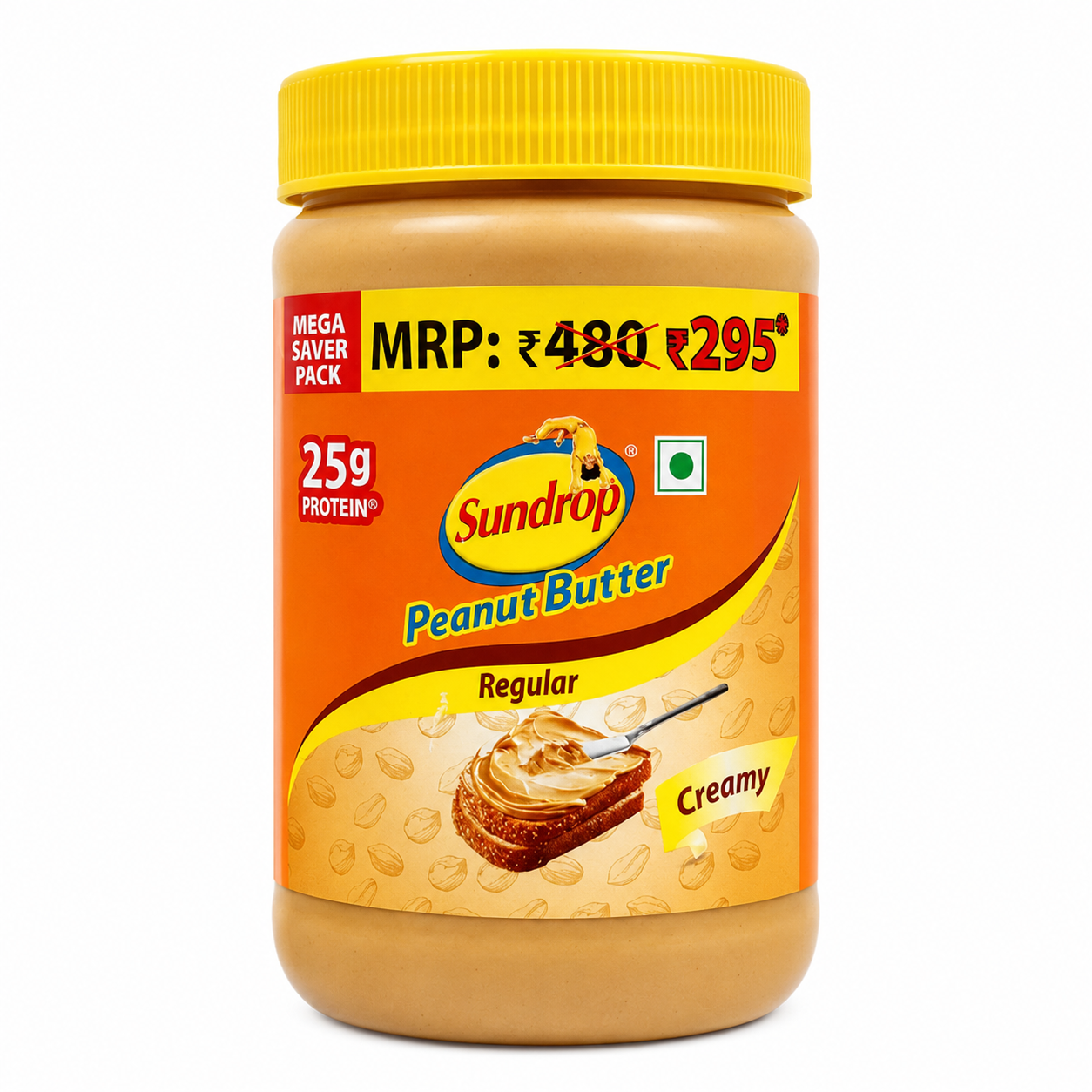 Sundrop Creamy Peanut Butter - 924g