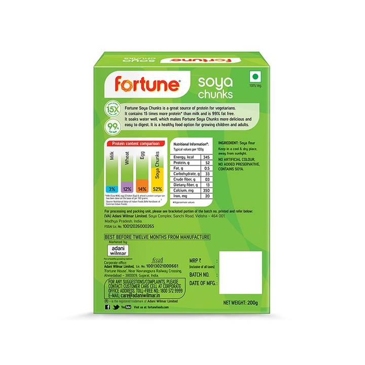 Fortune Soya Chunks - 200g
