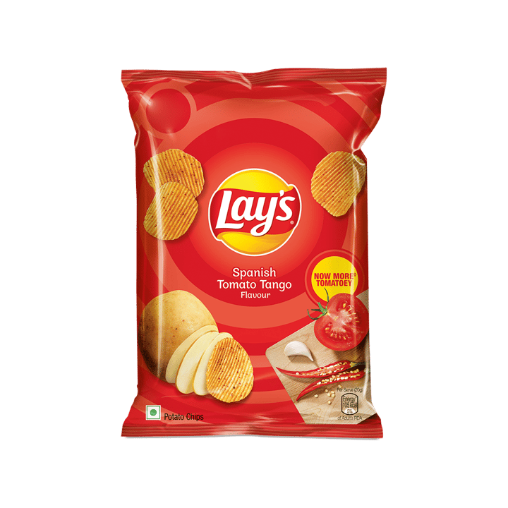 Lays Potato Chips, Spanish Tomato Tango Flavour 52.9g