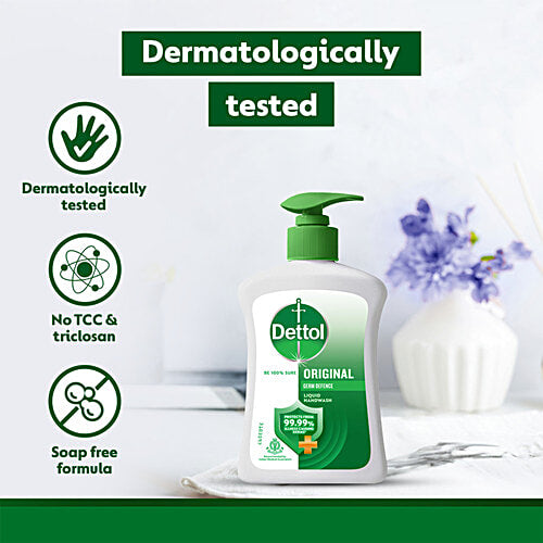 Dettol Original Liquid Handwash, 200 ml (Get Liquid Handwash 175 ml Refill Pack Free)