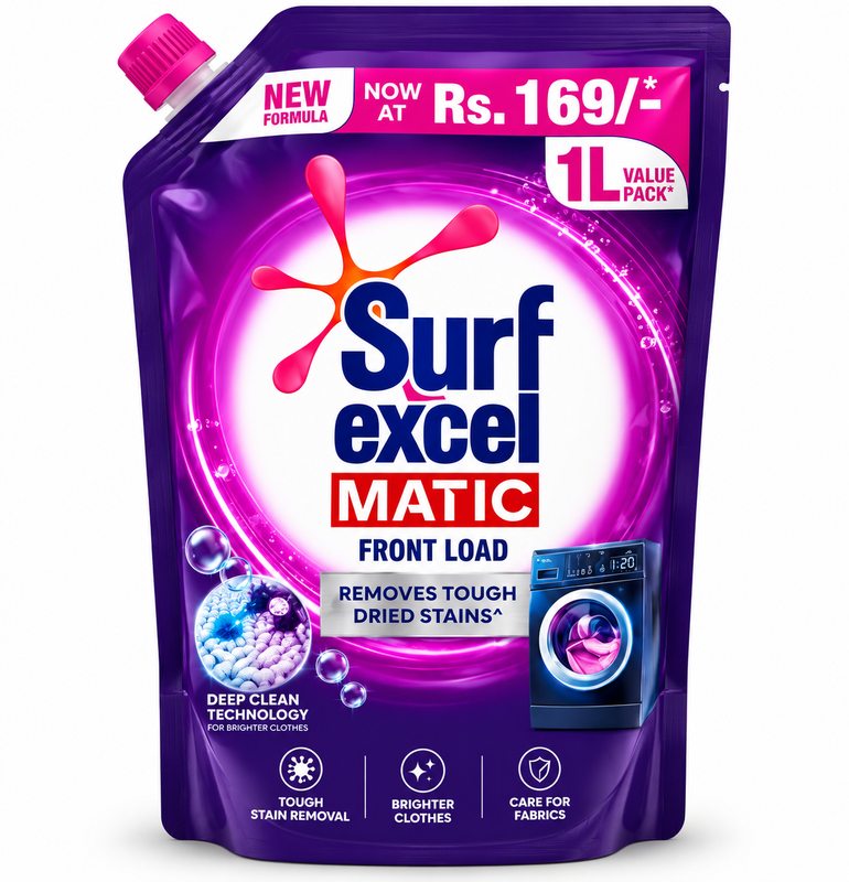 Surf Excel Matic Front Liquid - 1 Ltr