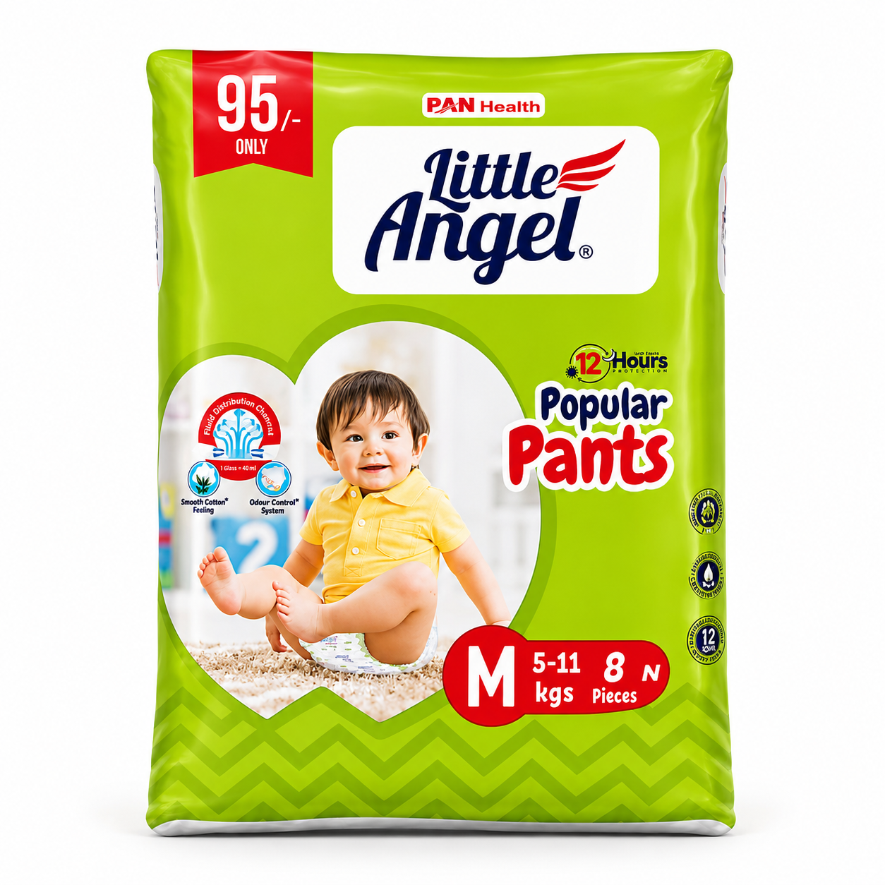 Little Angel Popular Pants Size (M) - 8 Pcs