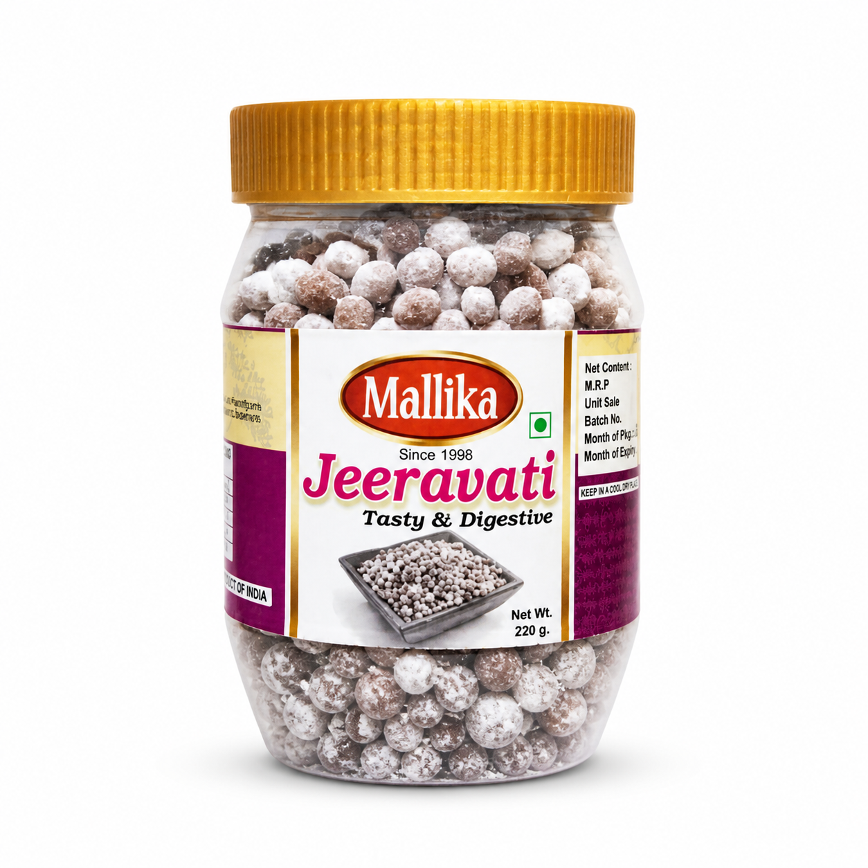 Jeeravati Tasty & Digestive - 220g