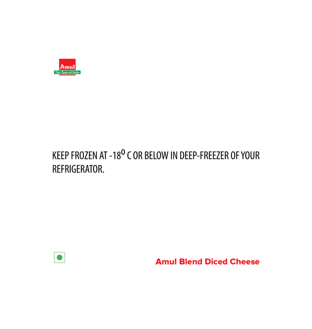 Amul Blend Diced Cheese - 200g