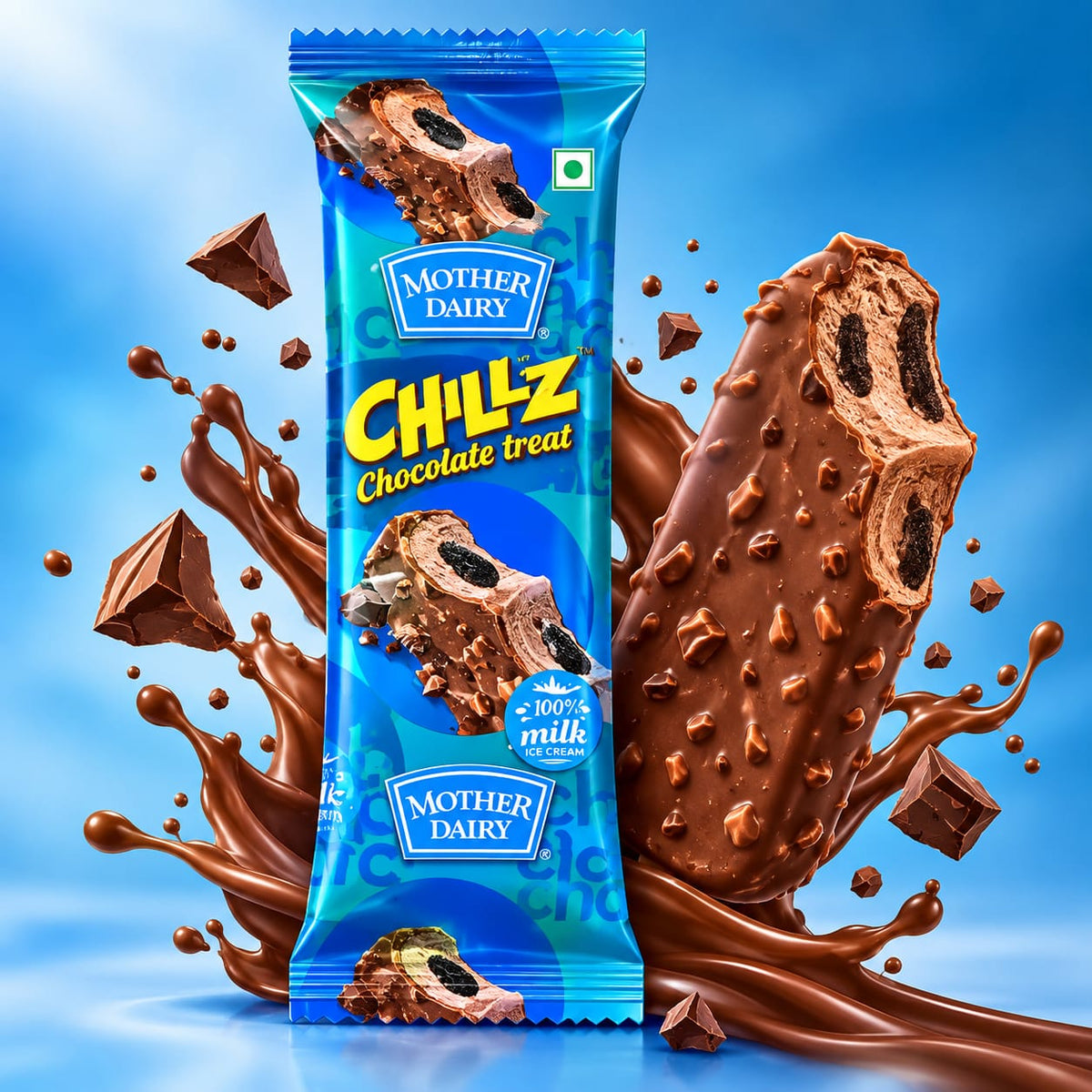 Choclate Treats Mother Dairy Chillz- 55gm