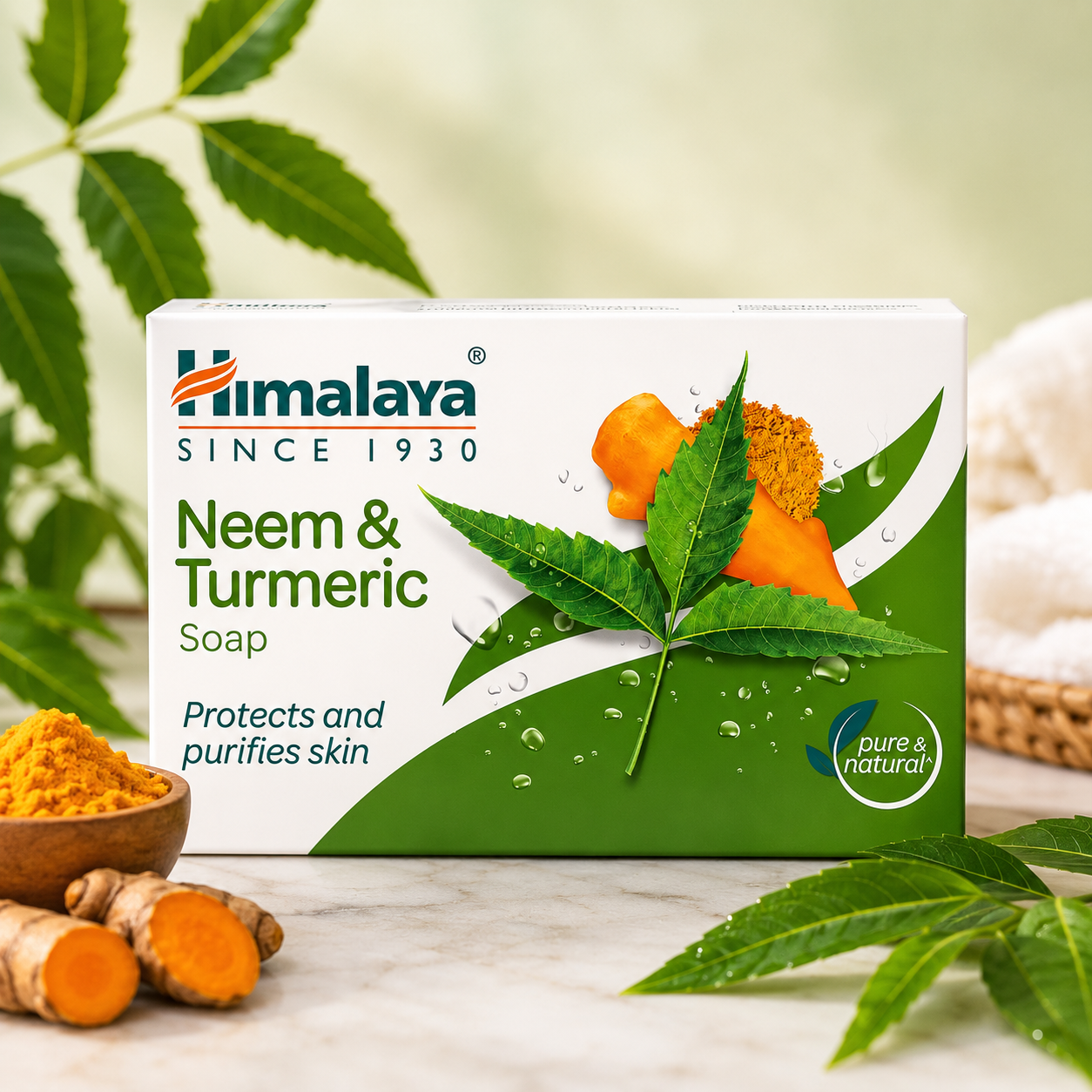 Himalaya Neem & Turmeric Soap - 300g