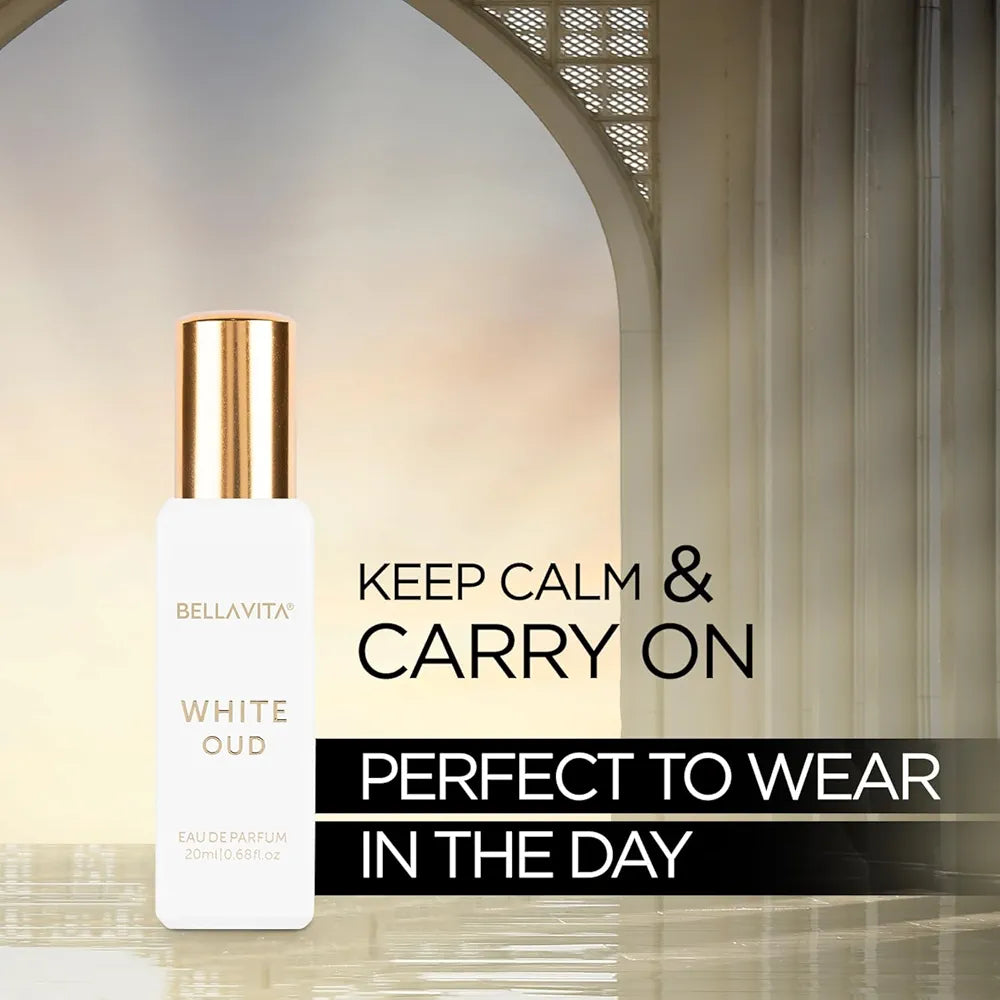 BELLAVITA CEO Man & White Oud Unisex Perfume for Man & Women - 2x20ml