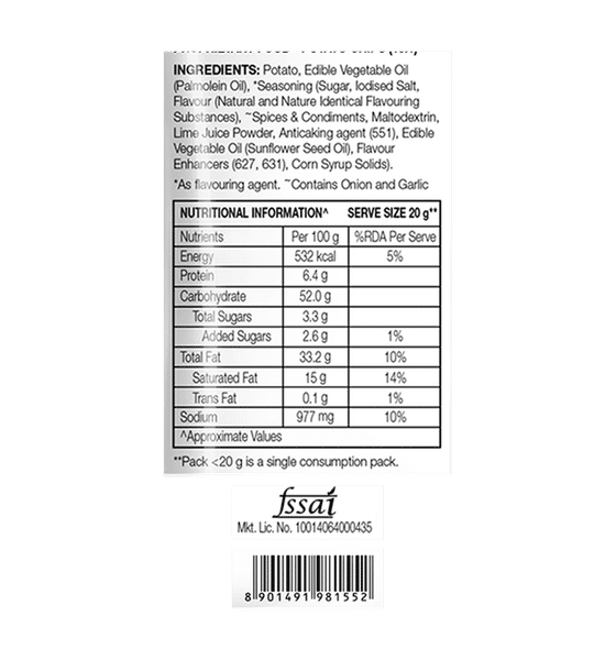 Lay's Chilli Lemon Flavour - 52.9 g