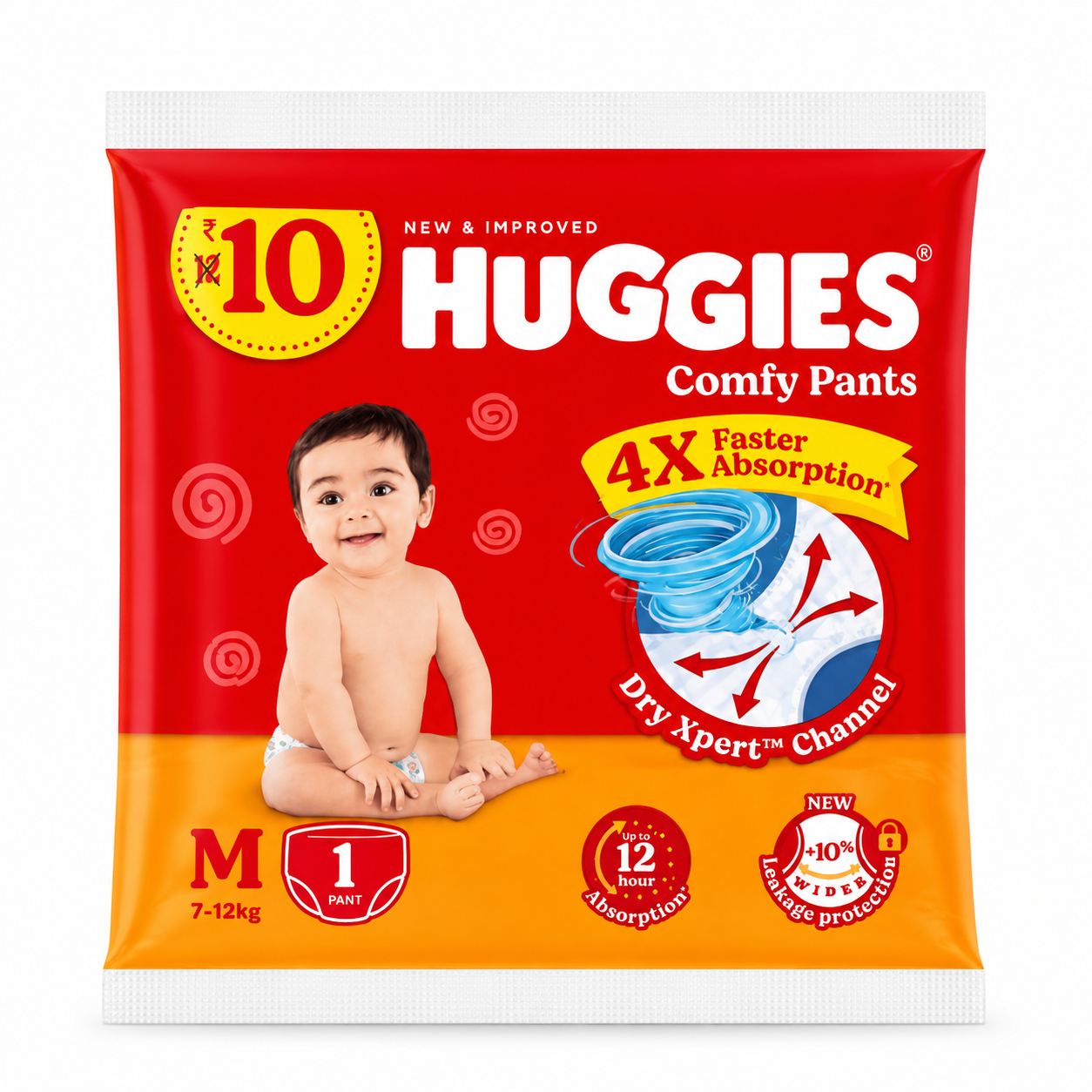 Huggies Comfy Pants - M Size - 1 Pcs