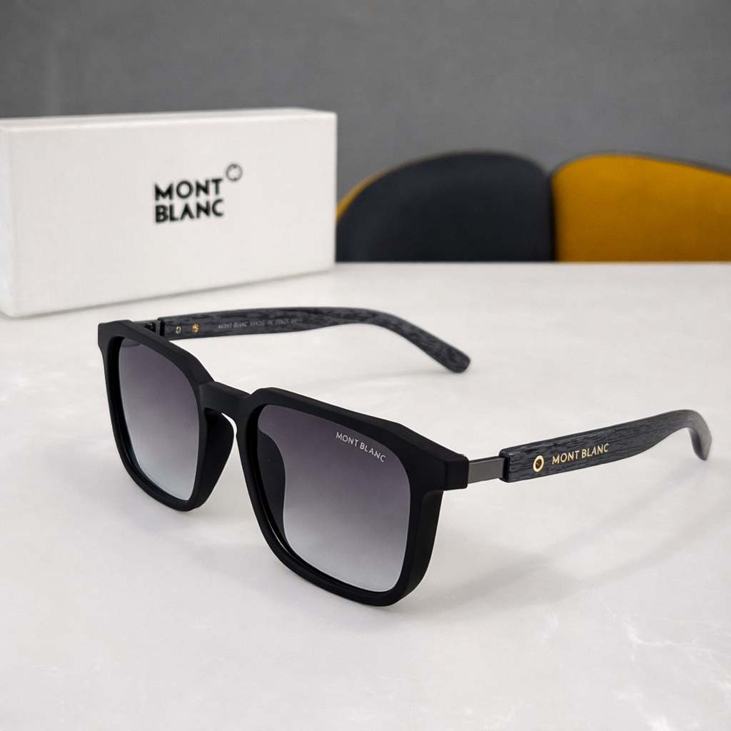 Mont Blanc Black Sunglasses