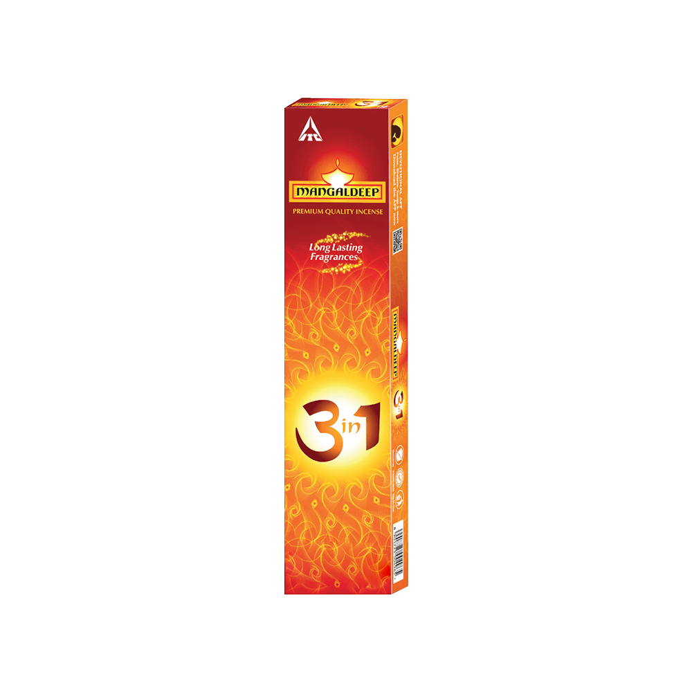 Mangaldeep Scent 3 in 1 Incense Sticks / Agarbatti - 14g