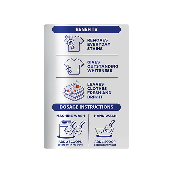 Tide Plus Double Power Detergent Powder - 1kg