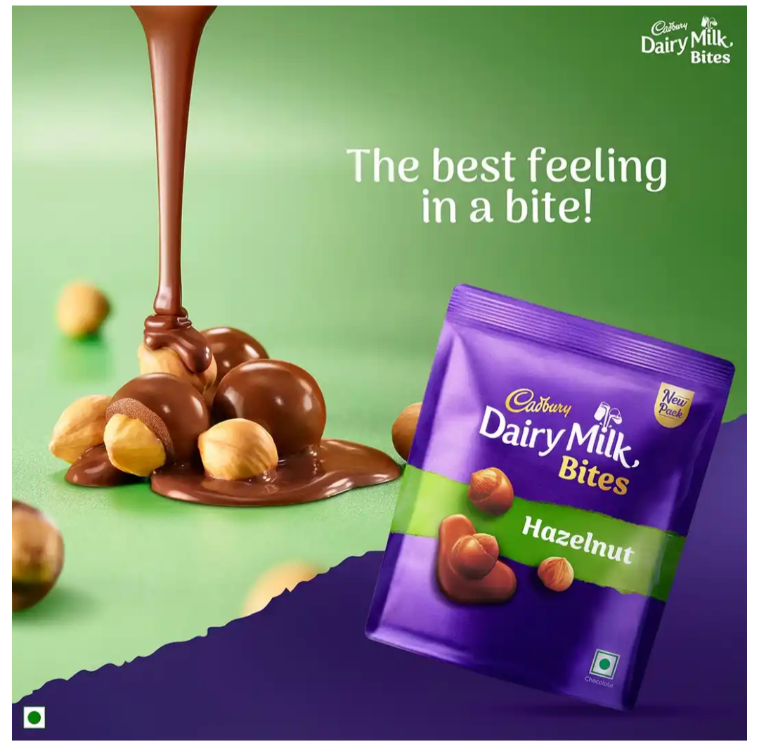 Cadbury Dairy Milk Bites Hazelnut Chocolate Pack - 54g