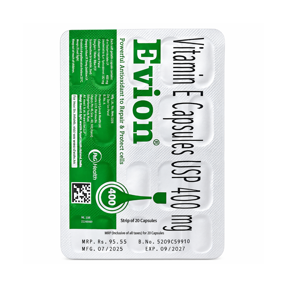 Evion 400 Vitamin E Capsule - 20