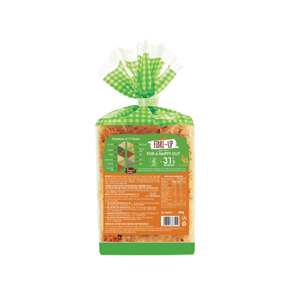 English Oven Zero Maida Multigrain Bread - 400g