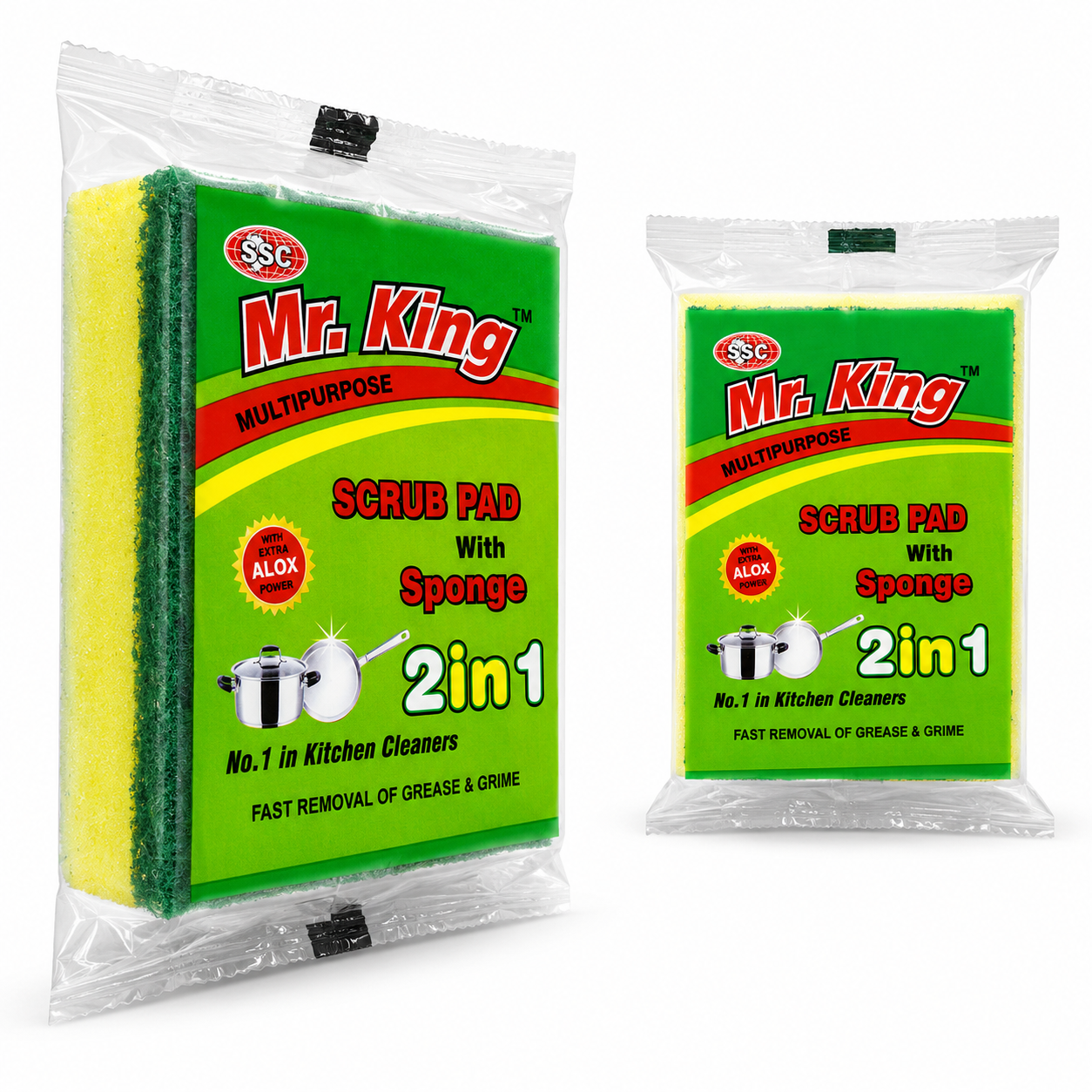 Mr King Scrub Pad With Sponge