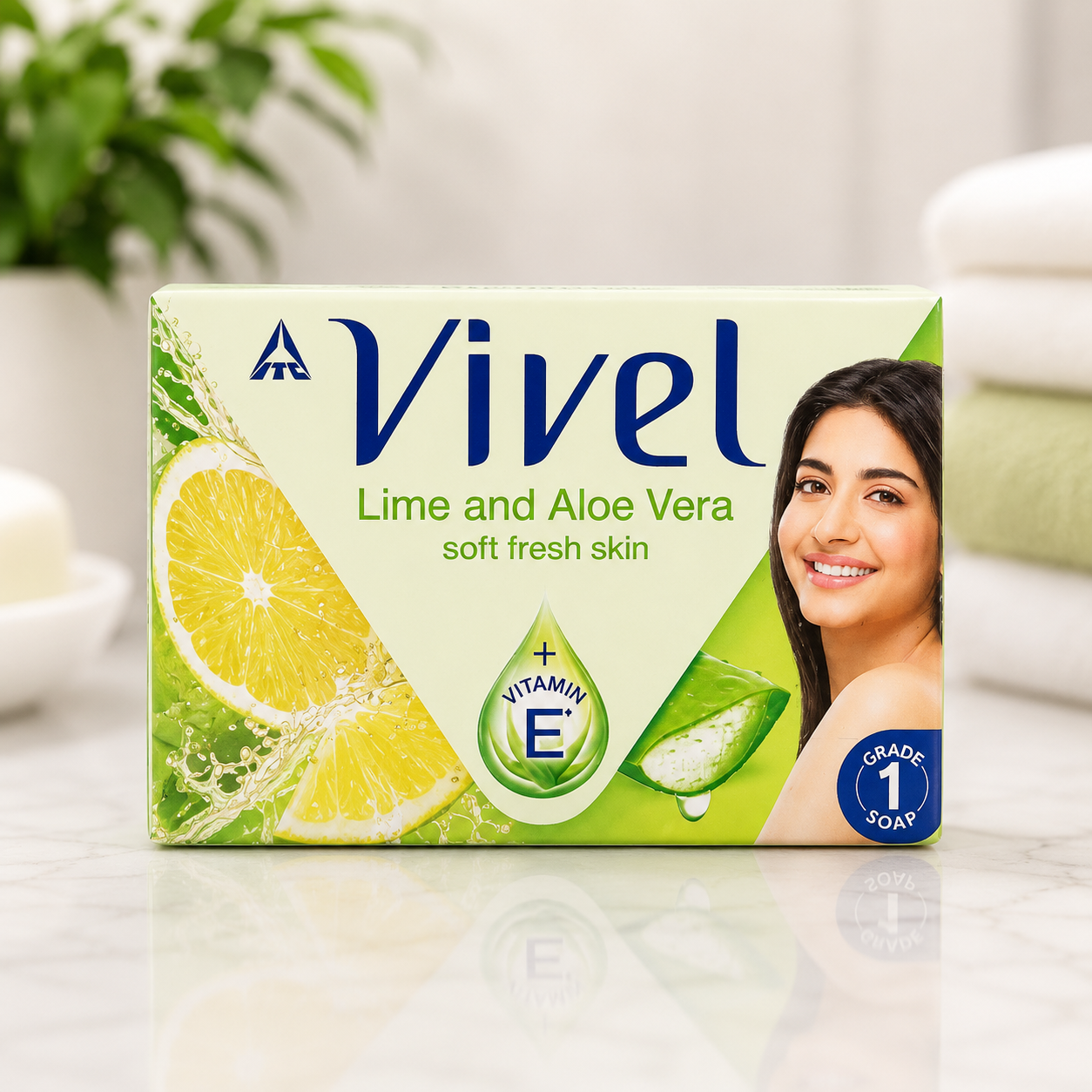 Vivel Lime And Aloe Vera Soap - 90g