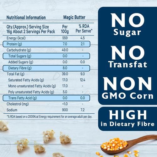 Magic Butter Instant Popcorn 37.5g