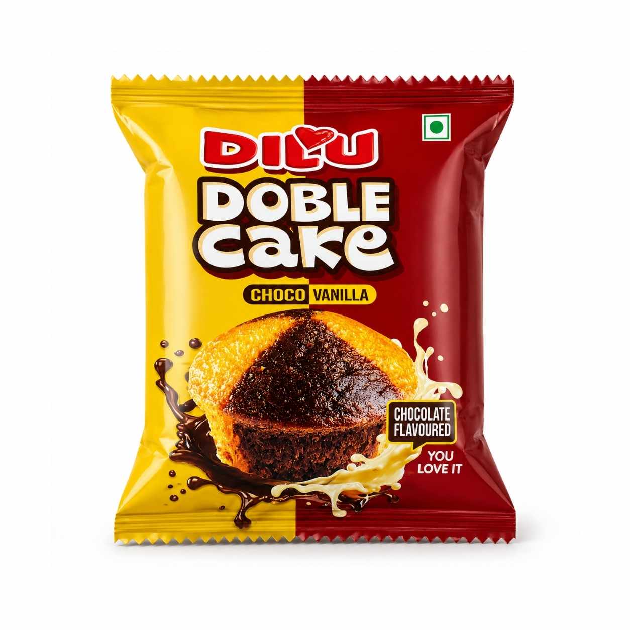 Dilu Choco Vanilla Cake - 25g
