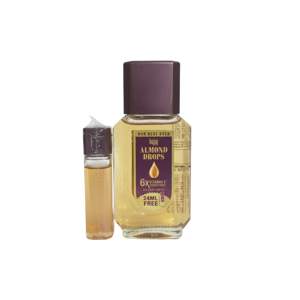 Bajaj Almond Drops Hair Oil, 95ml Free 24ml