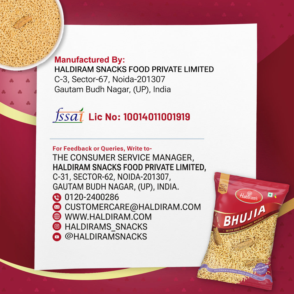 Haldiram's Besan Bhujiya - 400g