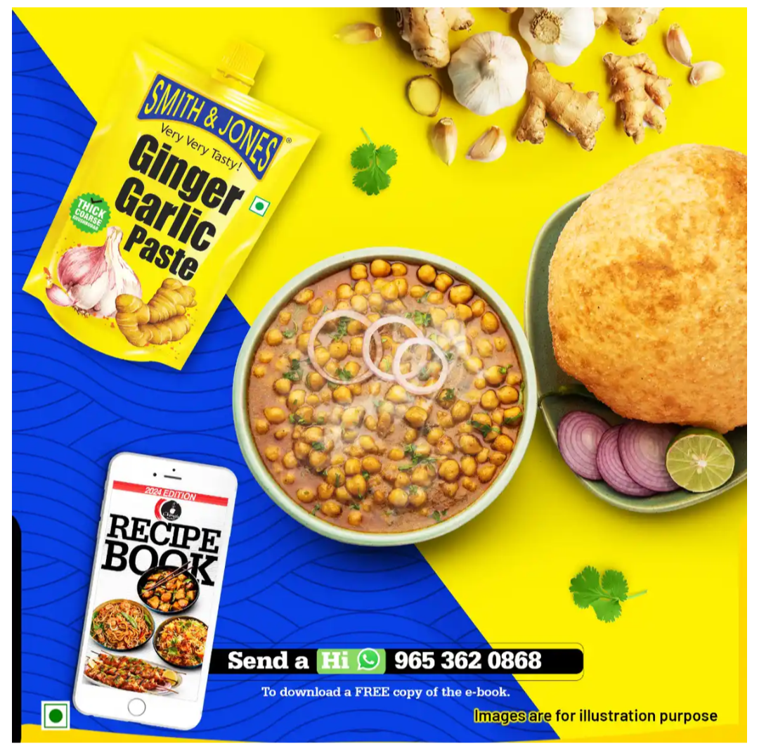 Smith & Jones Ginger Garlic paste - 200g