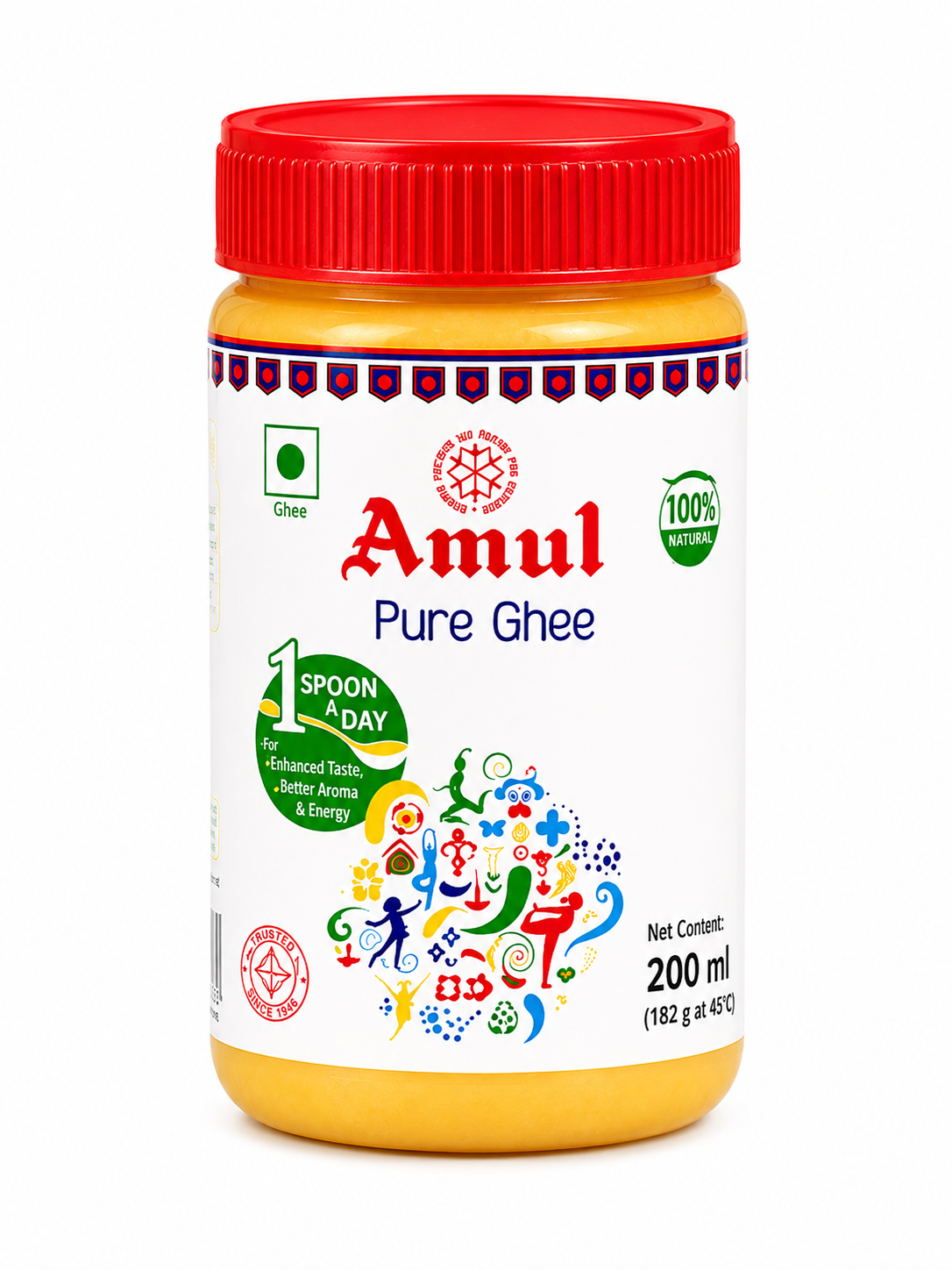 Amul pure Desi Ghee - 200ml