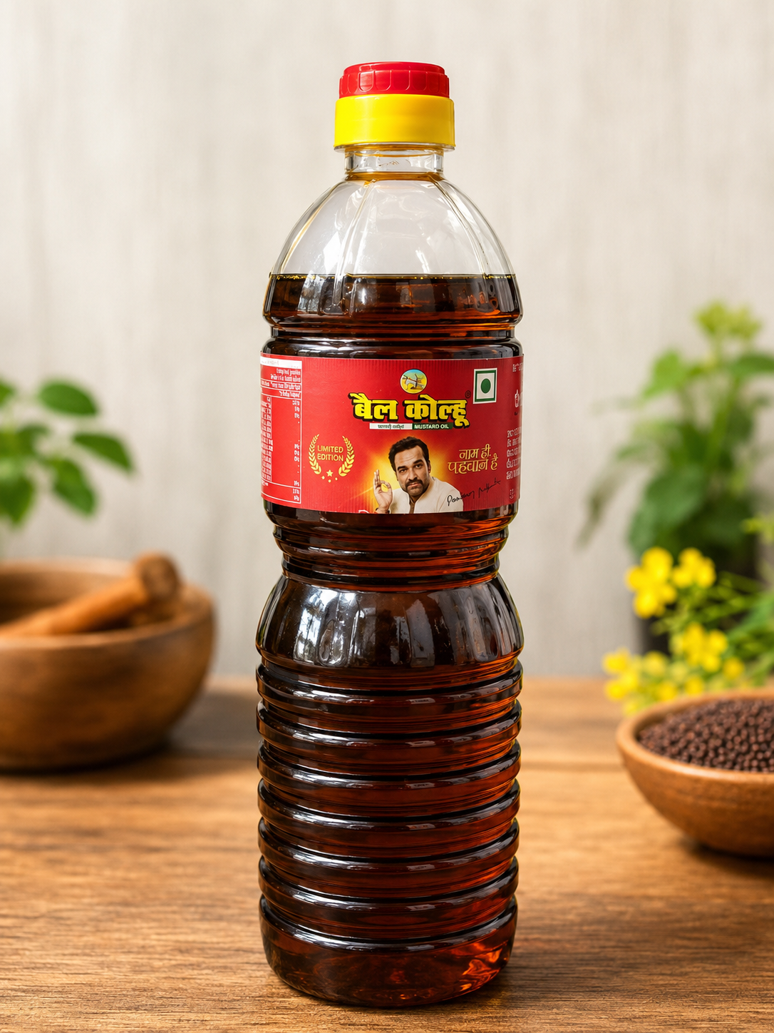 Bail Kolhu Mustured Oil - 1ltr