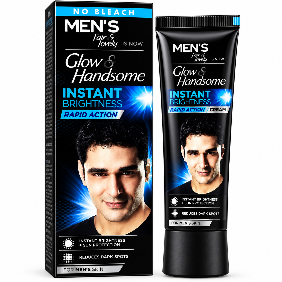 Men's Glow & Lovely Glow & Handsome Instant Brightness Rapid Action Cream- 25g