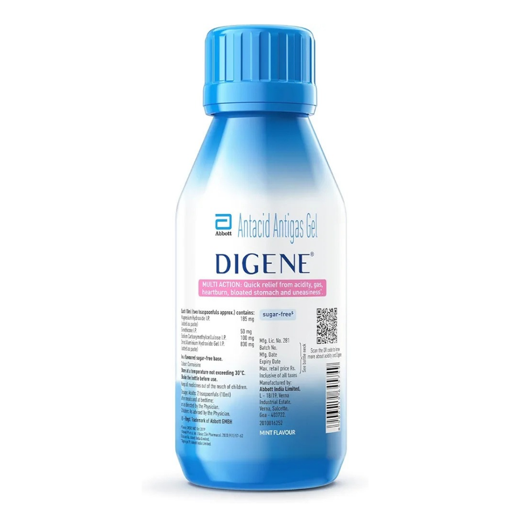 Digene Gel Acidity & Gas Relief Syrup - 200ml