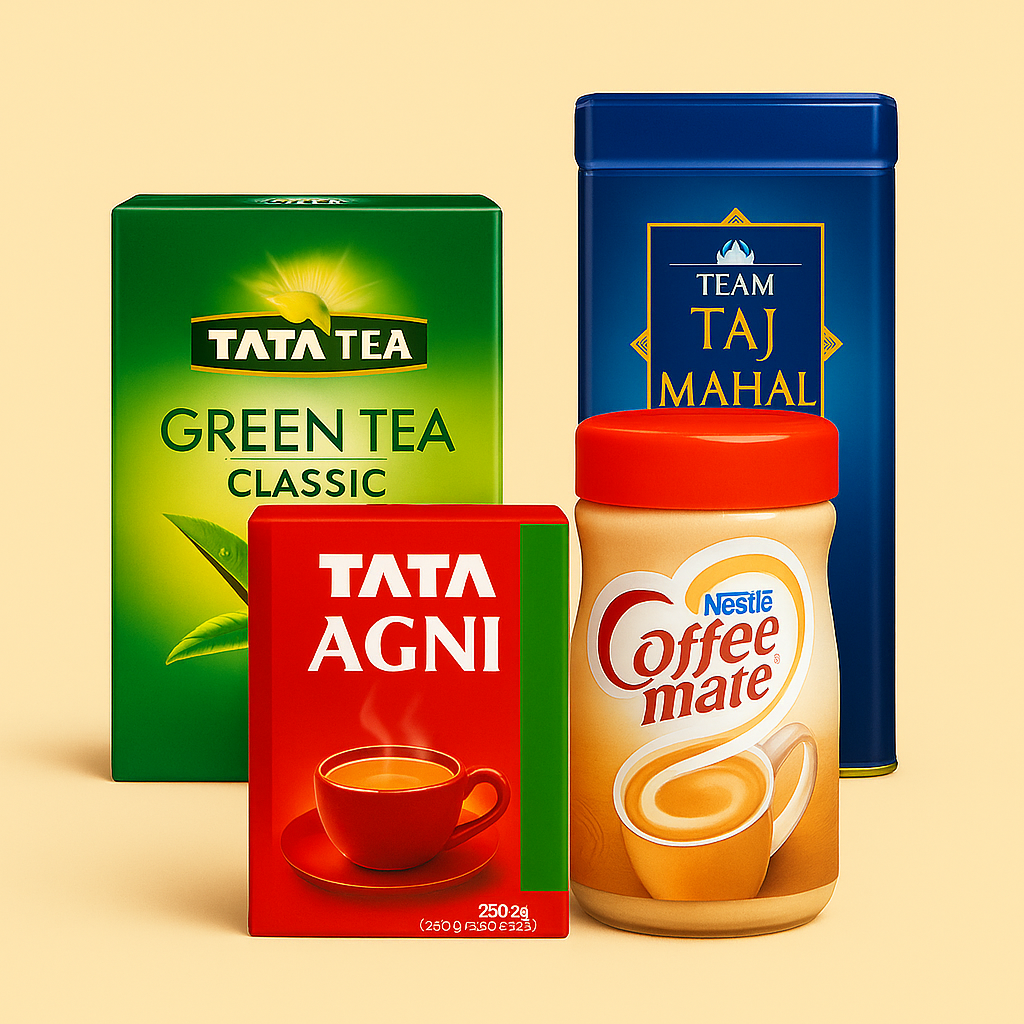 Tea, Coffee, Green Tea