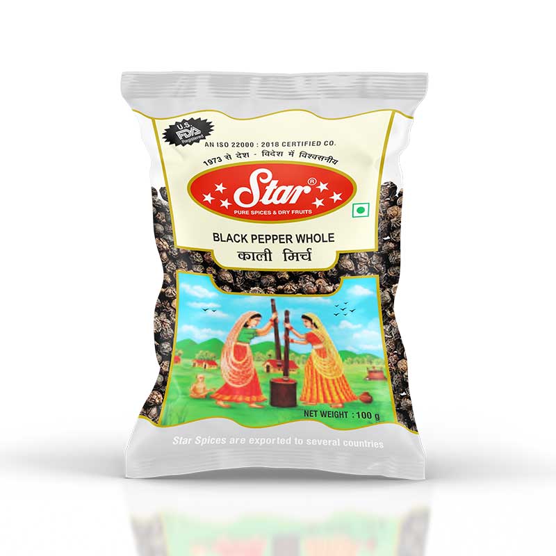 Black Pepper Whole - 100g
