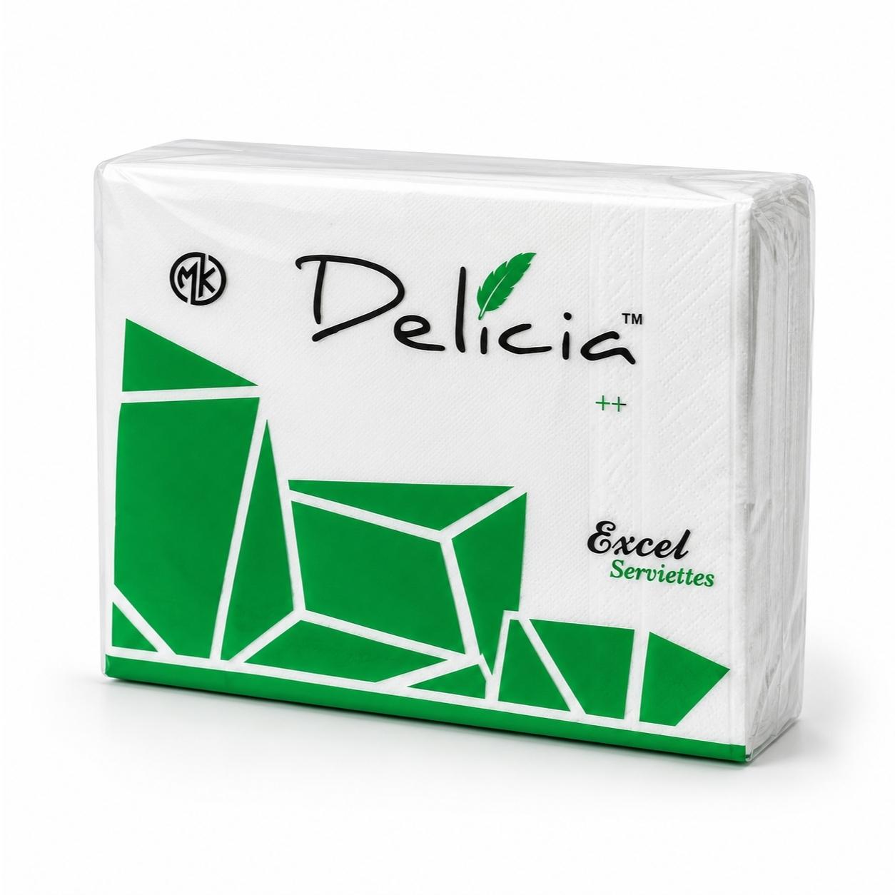 Delicia Pepar Napkins (2 ply) - 33×33 Cm