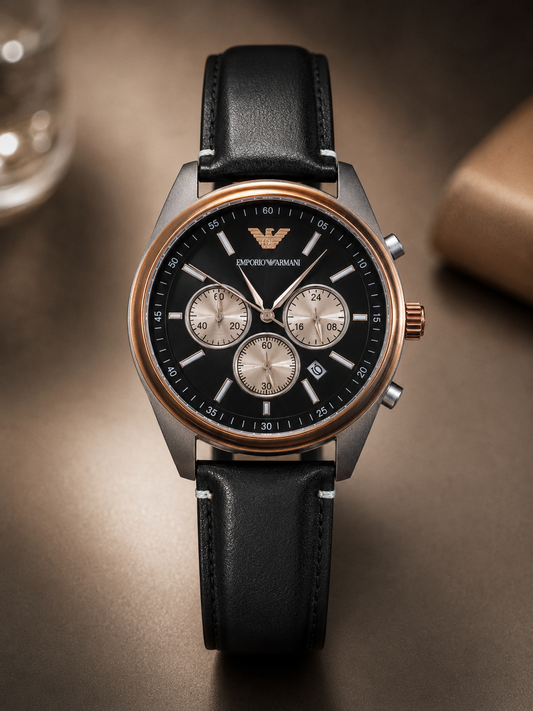 EMPORIO ARMANI
Men Water-Resistant Analogue watch
