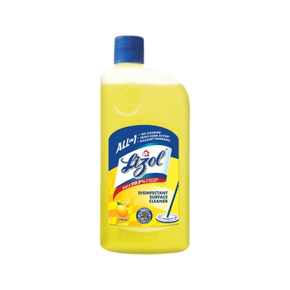Lizol Disinfectant Surface & Floor Cleaner Liquid, Citrus - 500ml