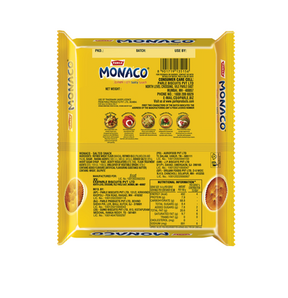 Parle Monaco Light Salty Classic Biscuit 185.6 Gm