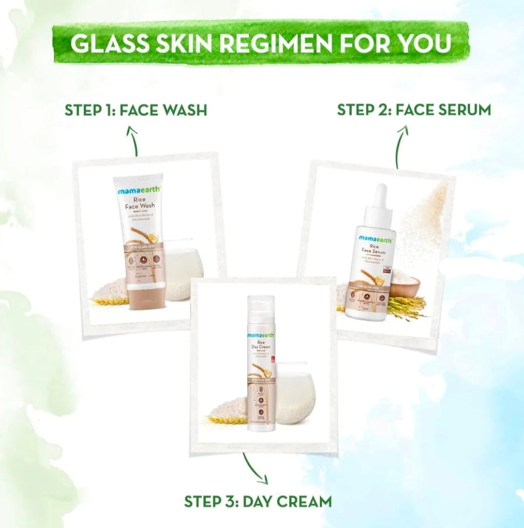 Mamaearth Rice Face wash With Rice Water & Niacinamide - (100ml)