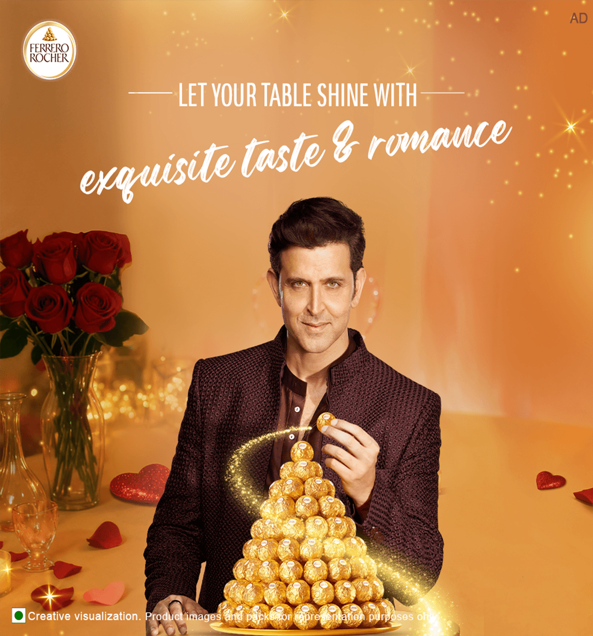 Ferrero Rocher Premium Chocolates Gift Pack - 200g