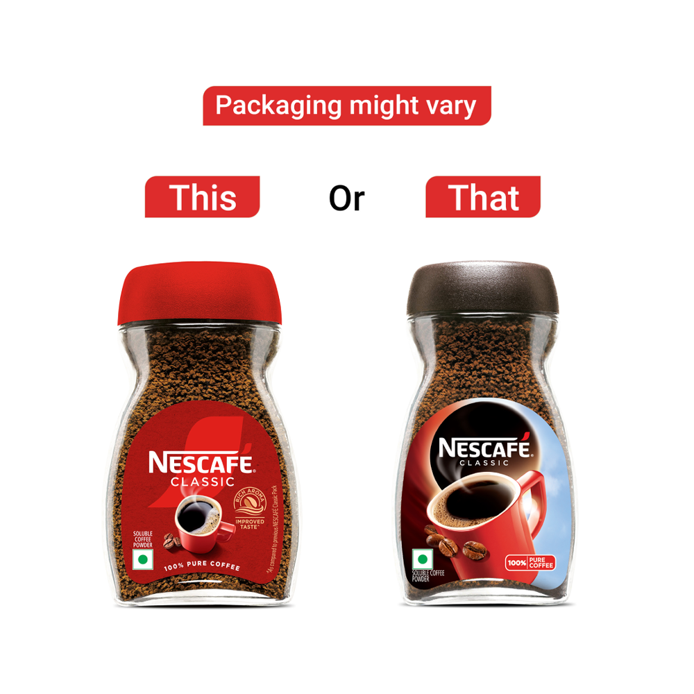 Nescafe Classic - 100% Pure Instant Coffee Powder - 45 g