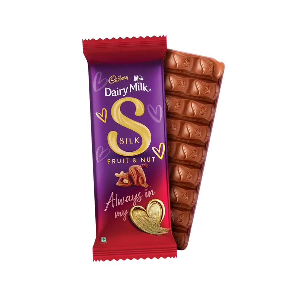 Cadbury Dairy Milk Silk Valentine Fruit & Nut Chocolate Bar - 51g