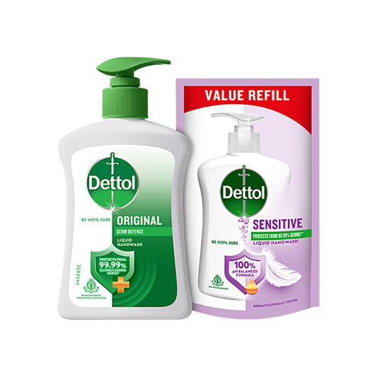 Dettol Original Liquid Handwash, 200 ml (Get Liquid Handwash 175 ml Refill Pack Free)