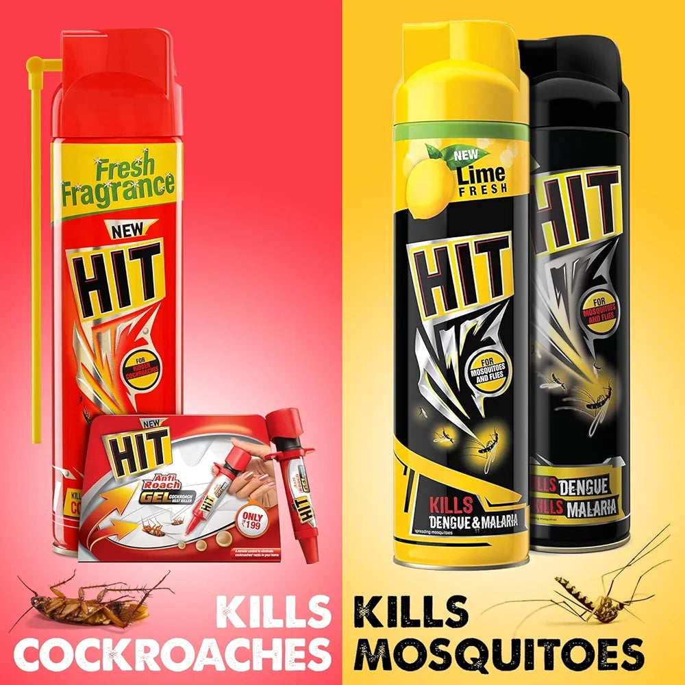 HIT Flying Insect Killer - Mosquito & Fly Killer Spray - 320ml