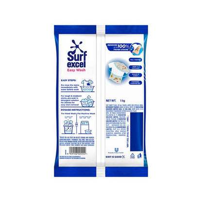 Surf Excel Easy Wash Detergent Powder (1 kg)