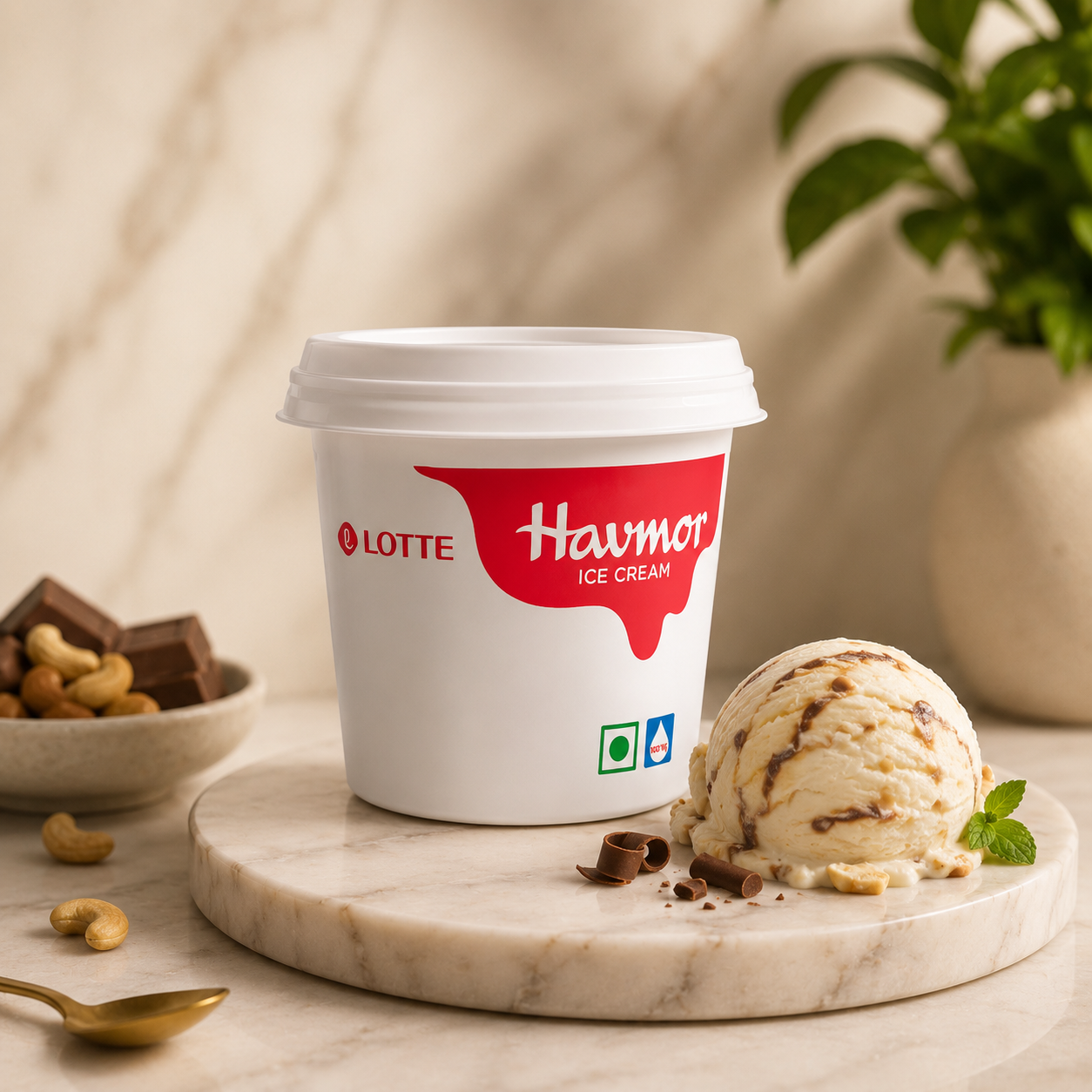 Havmor Butter Scotch Cup - 90ml
