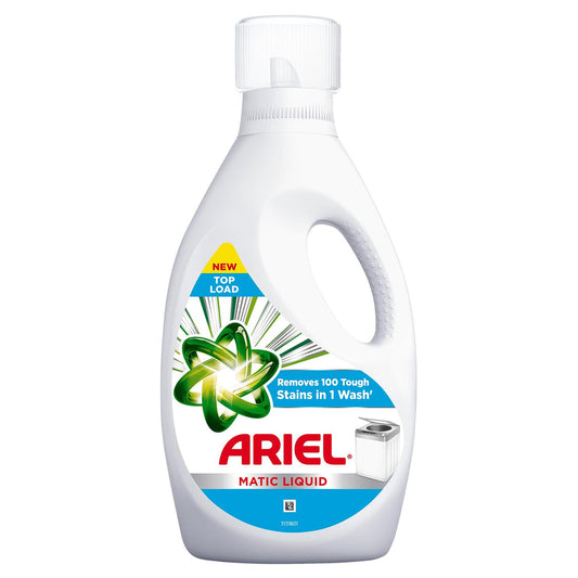 Ariel Liquid Detergent Top Load - Stain Removal In Washing Machine - 1 Ltr