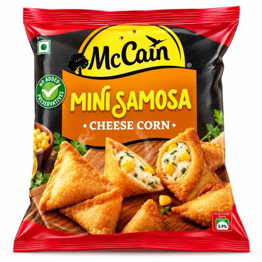 McCain Mini Samosa Cheese Corn - 240g