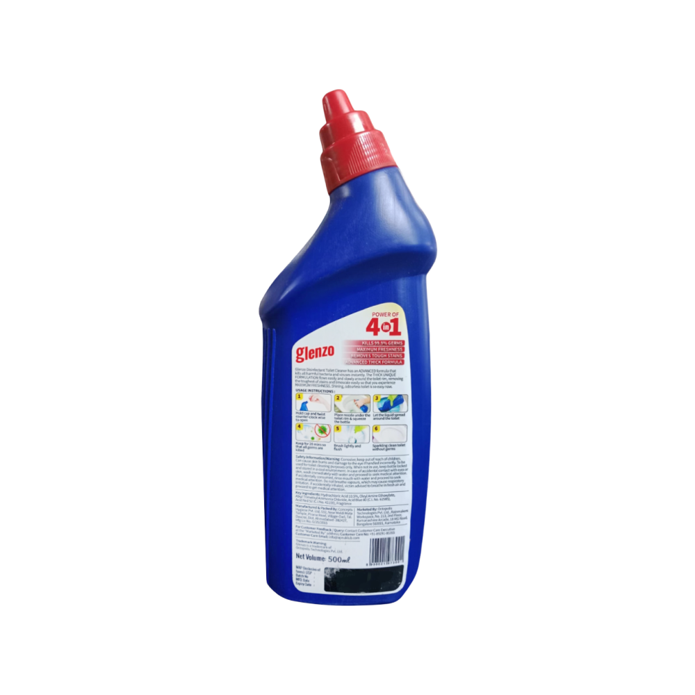 Glenzo Disinfectant Toilet Cleaner - 500ml