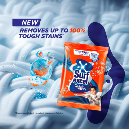 Surf Excel Quick Wash Detergent Powder - 500g