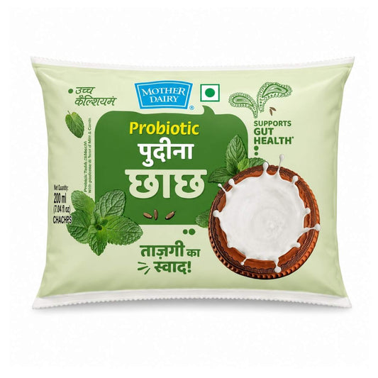 Mother Dairy Probiotic Pudina Chhach- 250ml
