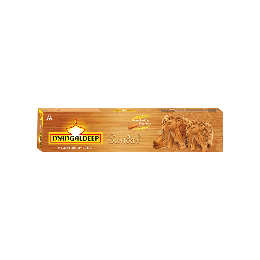 Mangaldeep Sandal Incense Sticks / Agarbatti - 14g